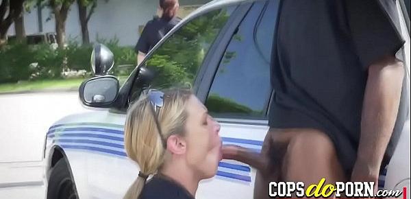  Playful MILFs are ready to suck this criminal&039;s big black dick!